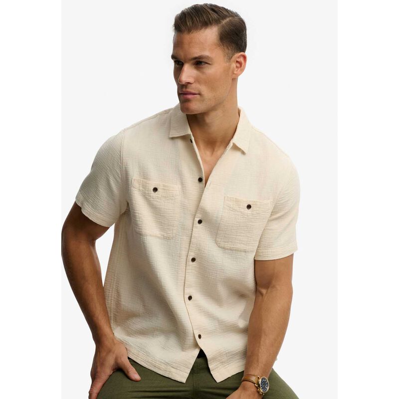 Superdry Merchant Textured Short Sleeve Shirt image number 2